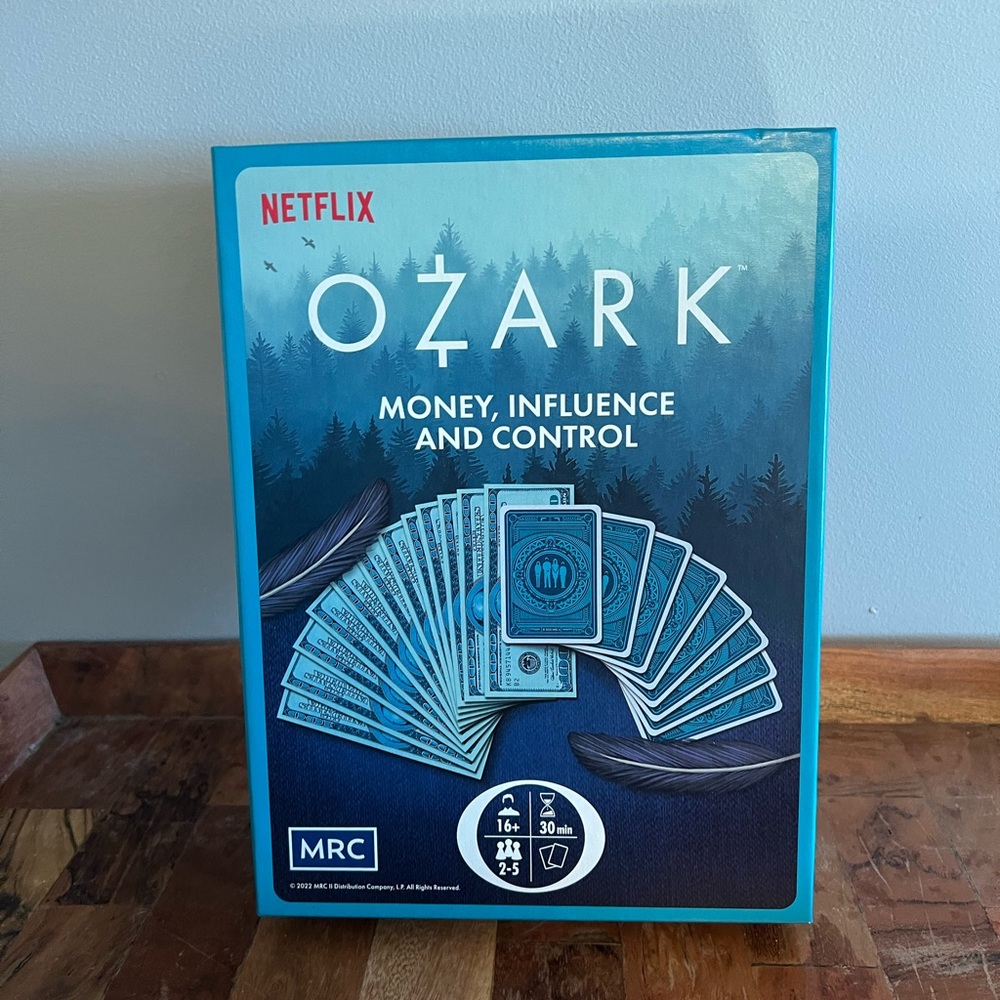 Netflix Ozark Strategy Game - Teal and Navy